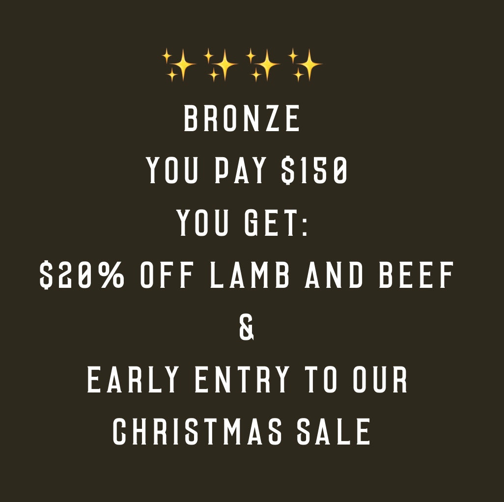 Annual Bronze membership