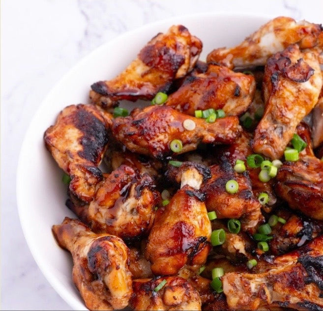 BBQ marinated chicken wings