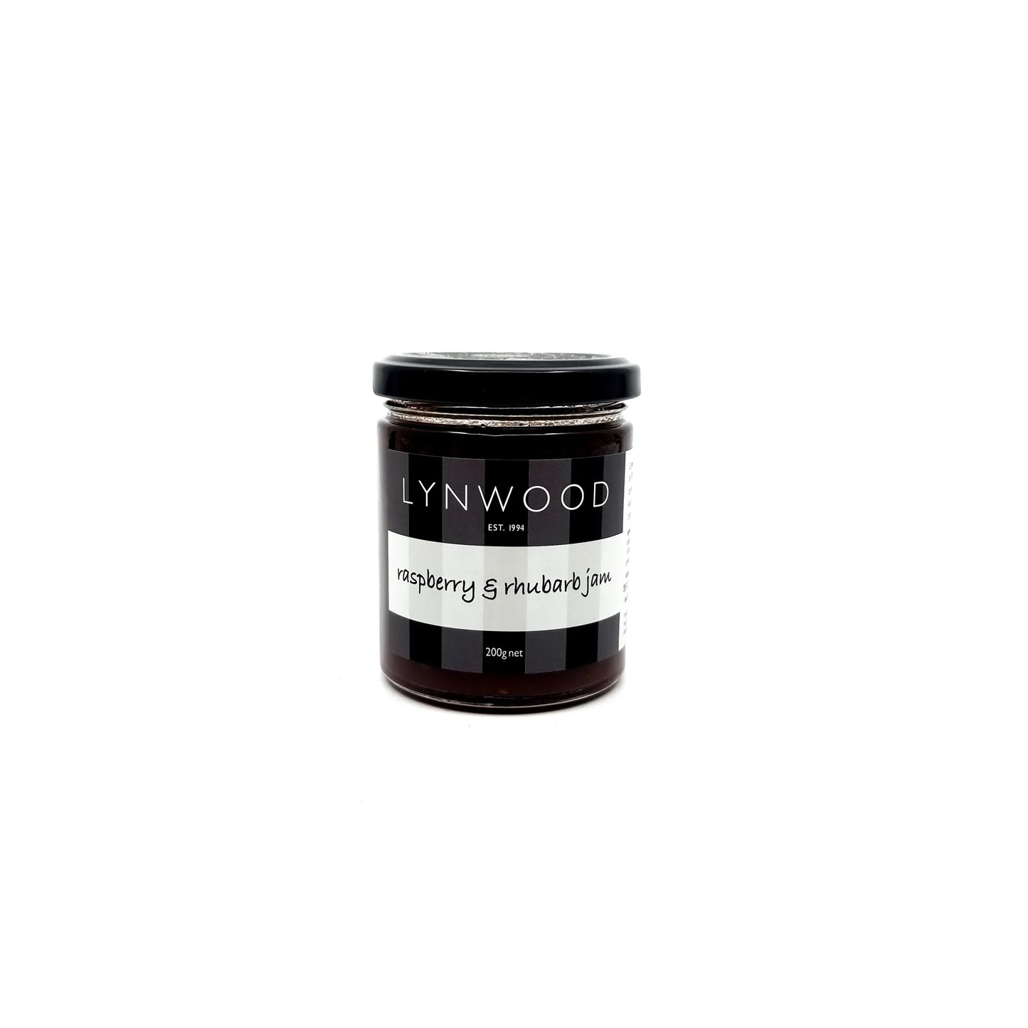 Lynwood Raspberry & Rhubarb Jam 200g