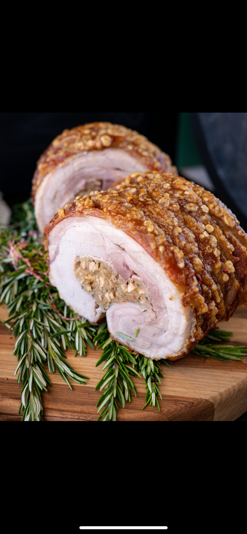 Rolled pork roast