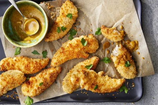 Crumbed chicken tenders