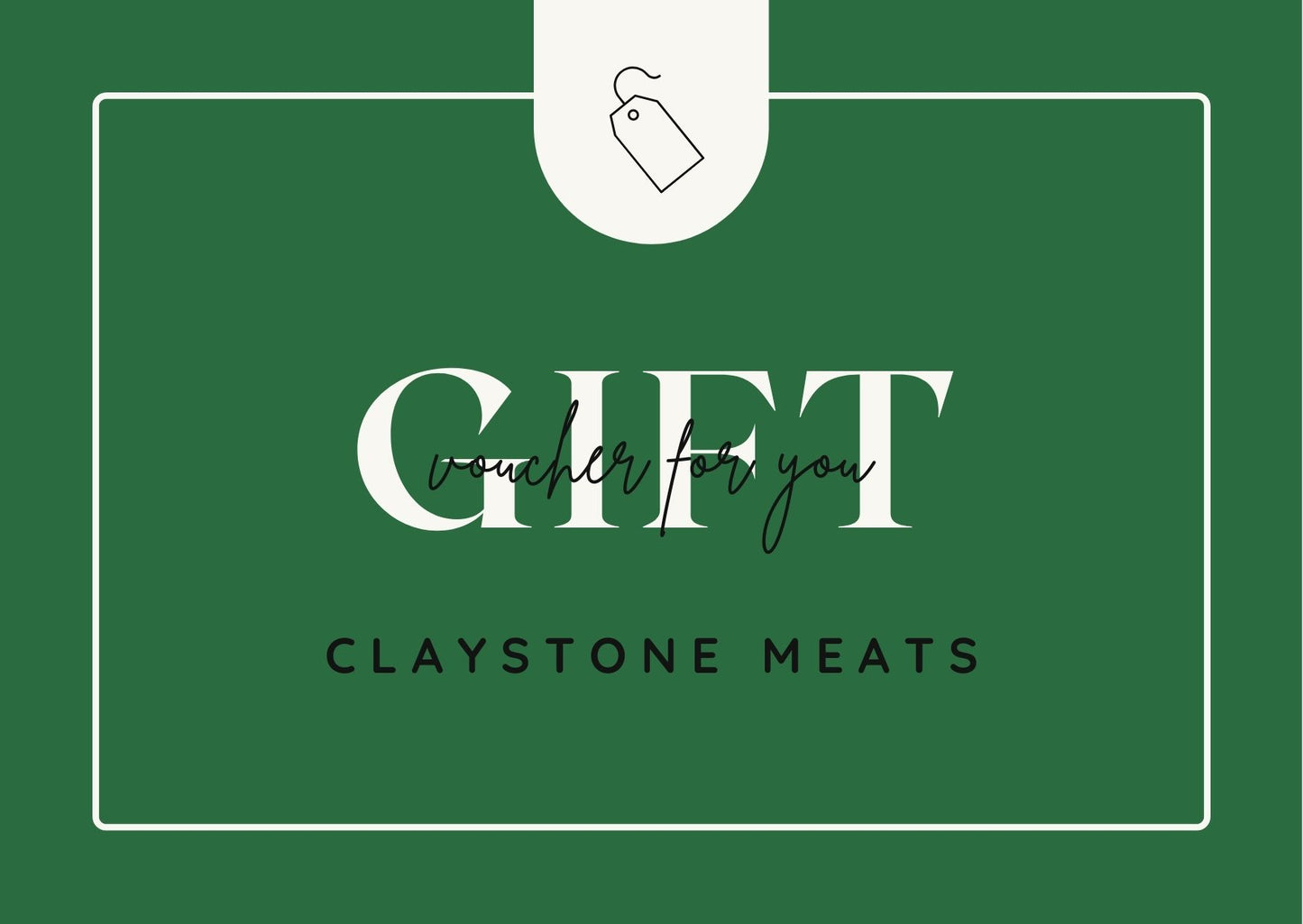 Claystone Meats Gift Card